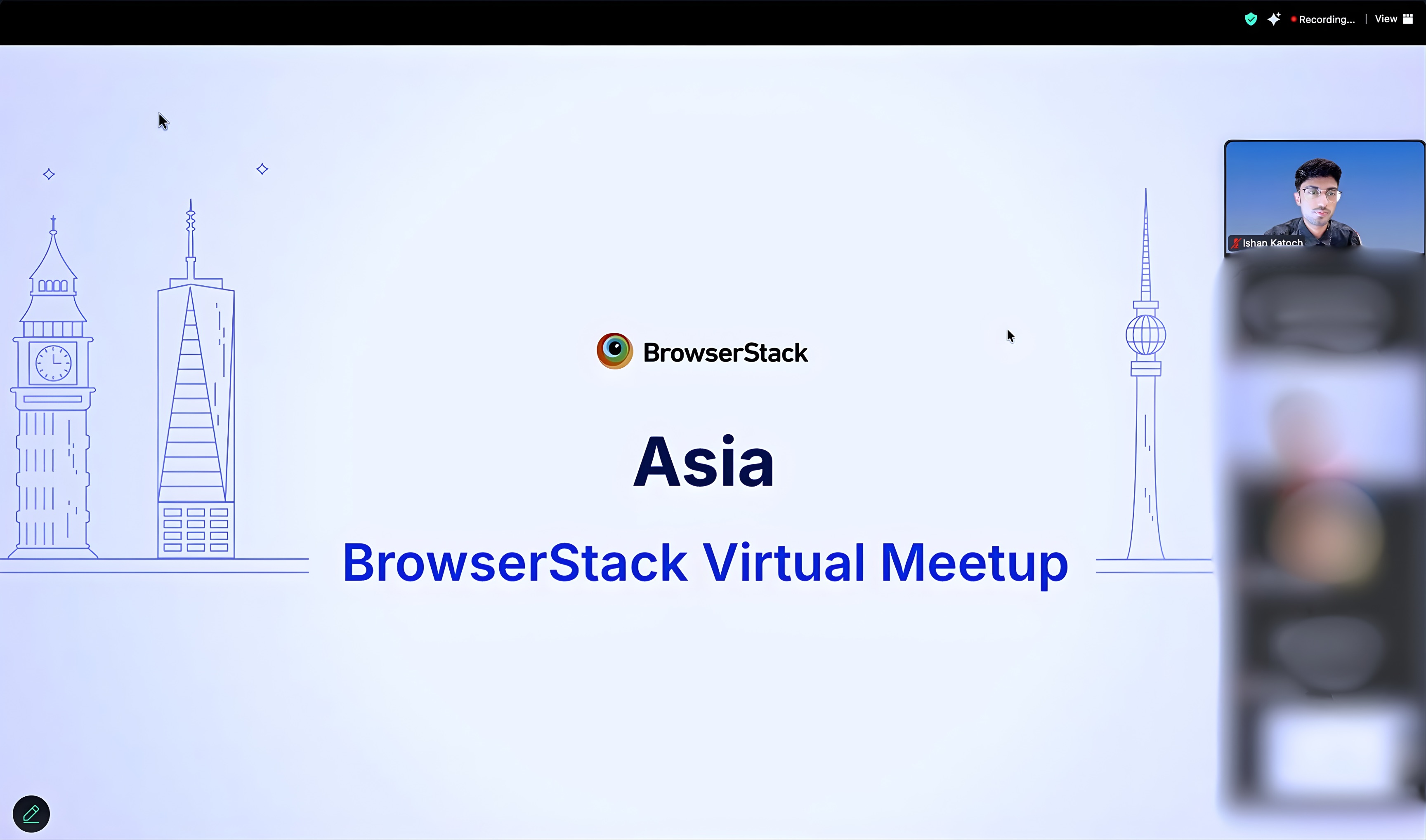 Speaker at BrowserStack GenAI QA Meetup
